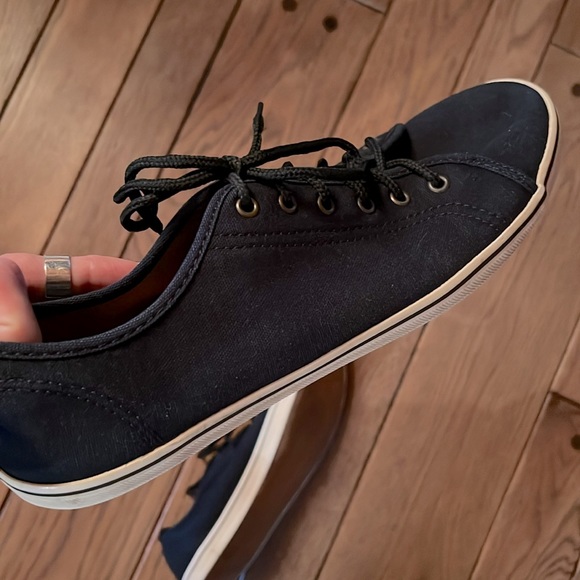 H&M Men’s Navy Blue Canvas Sneaker Size 44 - Picture 3 of 3